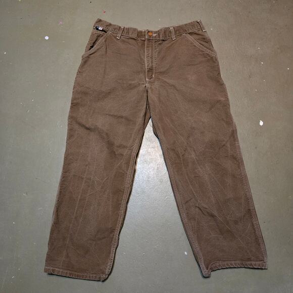 Carhartt Flame Resistance Washed Duck Loose Fit Pant Men's Size 38 - Picture 4 of 8